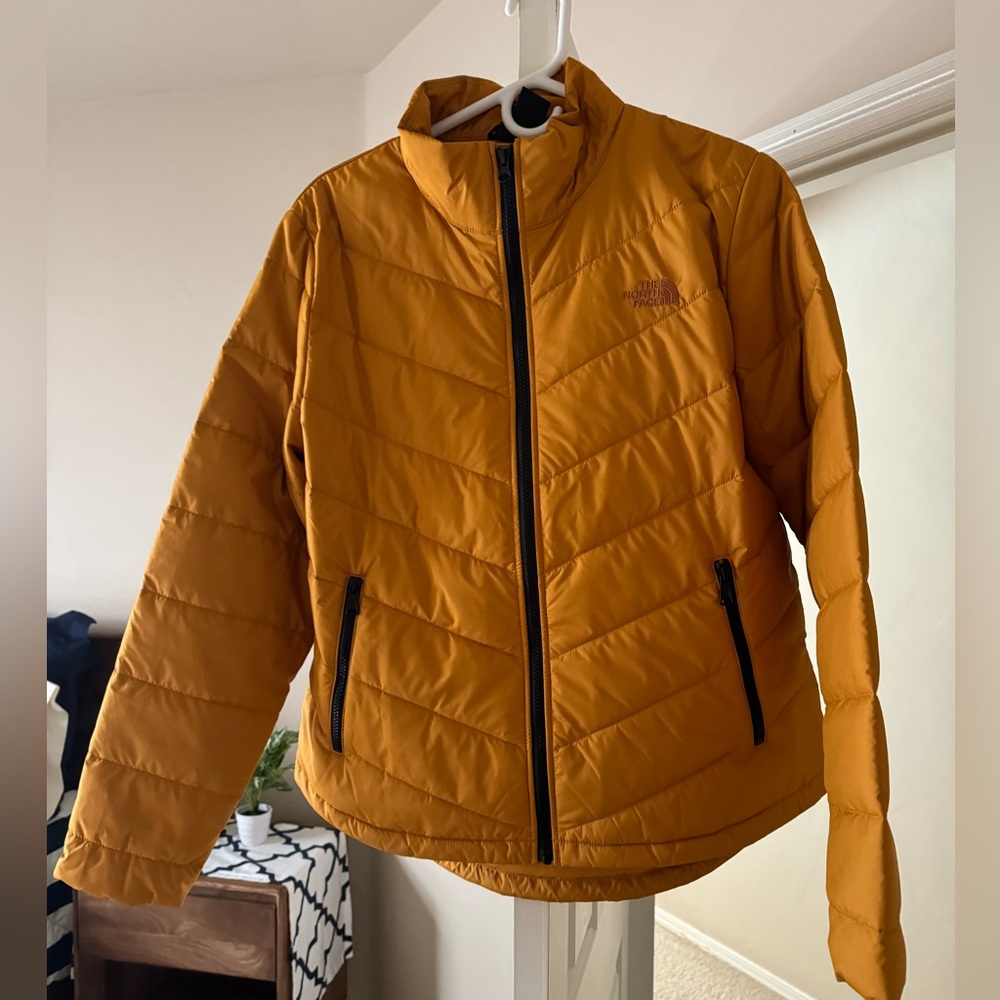 Great Puffer Jacket from North face. Perfect Fall Color.